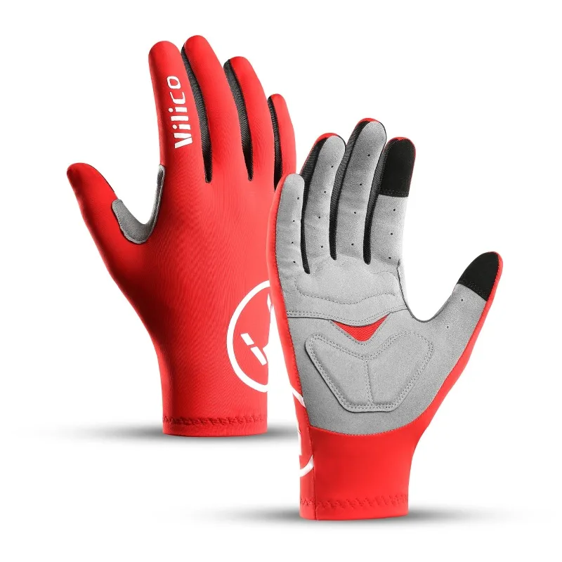 Touch Screen Long Full Fingers Half Fingers Gel Sports Cycling Gloves MTB Road Bike Riding Racing Women Men Bicycle Gloves 2