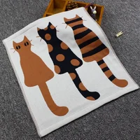 Baby Towel Cotton Bath Cartoon Towel 3 Layers Gauze Face Washcloth Squares Hand Wipe Newborn Bathing Feeding Kids Handkerchief 4