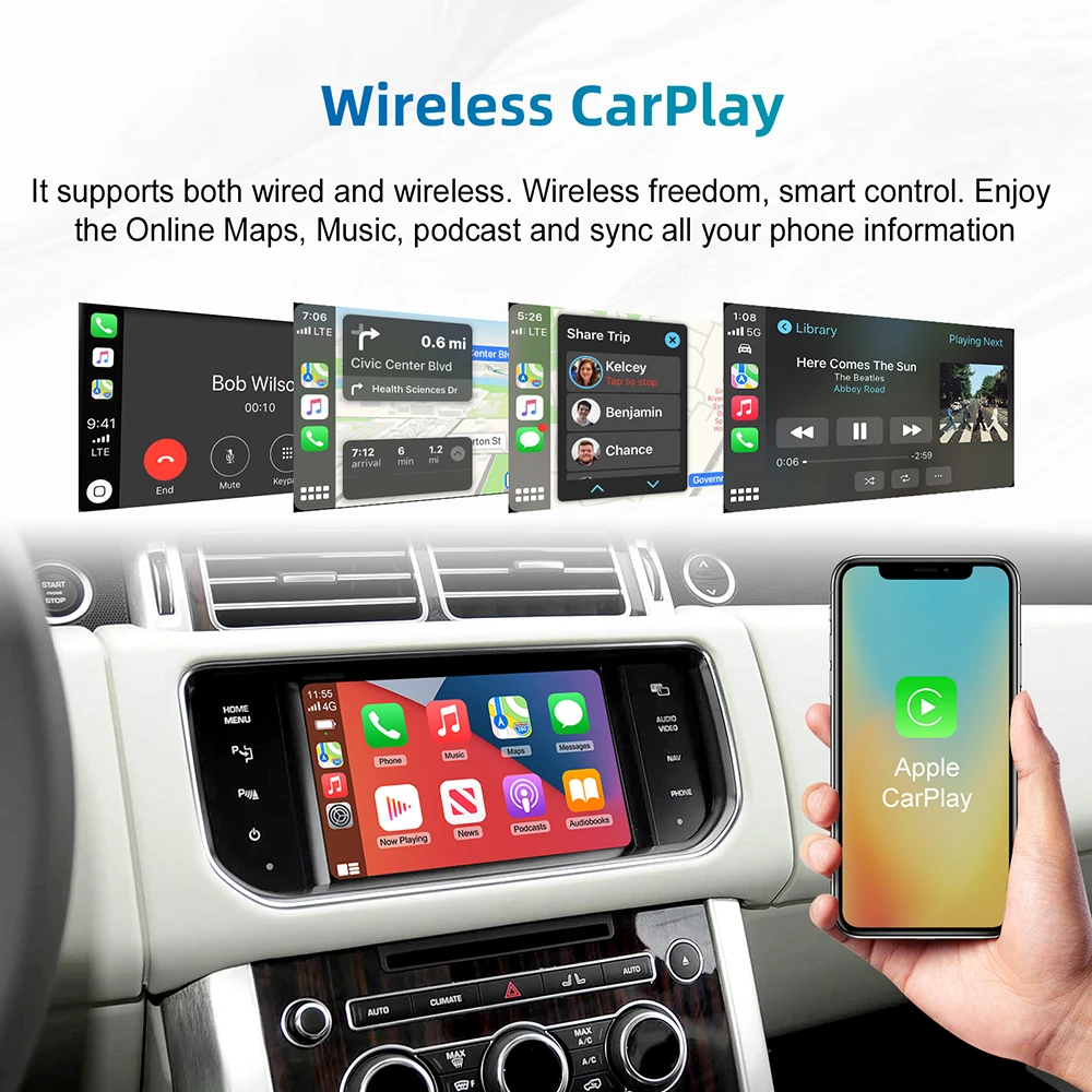 Jaguar Land Rover Bosch CarPlay Android Auto Upgrade Kit