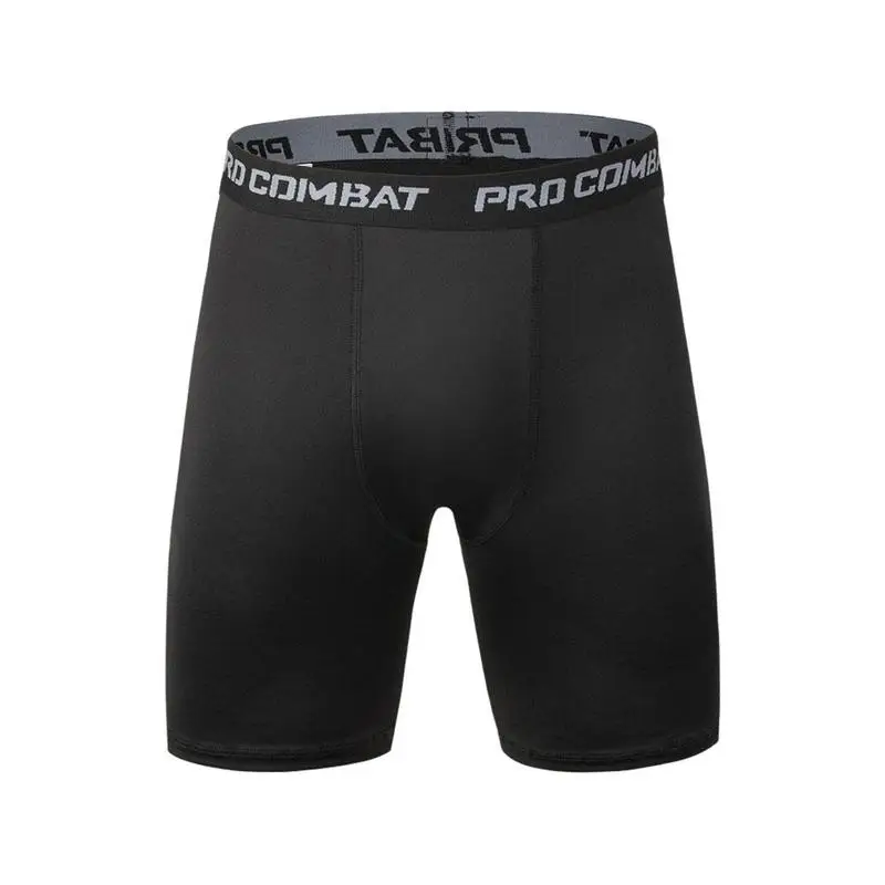 Sports Men Leggings Fitness Elastic Compression Tights Quick Drying Running Training Stretch Five Point Shorts sports shorts sports leggings compression pants