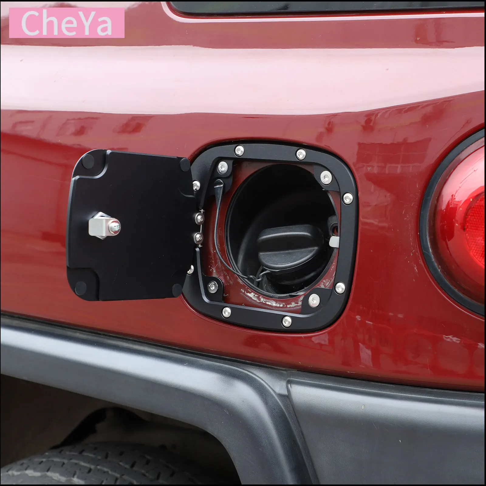 CarFuelTankCapDecorationCoverStickersFuelTankCapforToyotaFJ