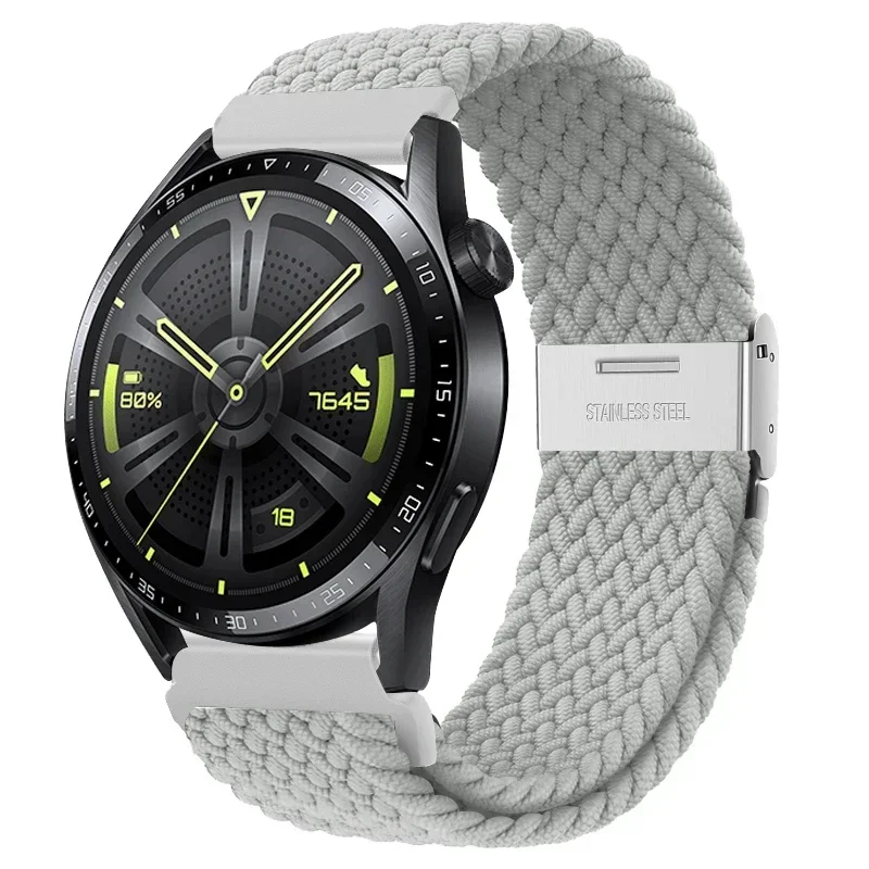 Braided Elastic Bracelet 20/22mm Smartwatch Strap