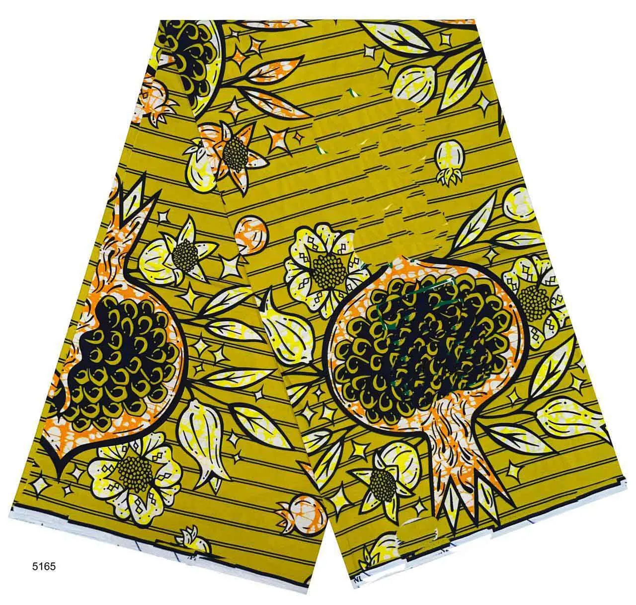 100% Cotton 6yards African Wax Fabric Veritable Wax Nigerian Ankara Block Prints Batik Fabric Hollandais Dutch Pagne 5