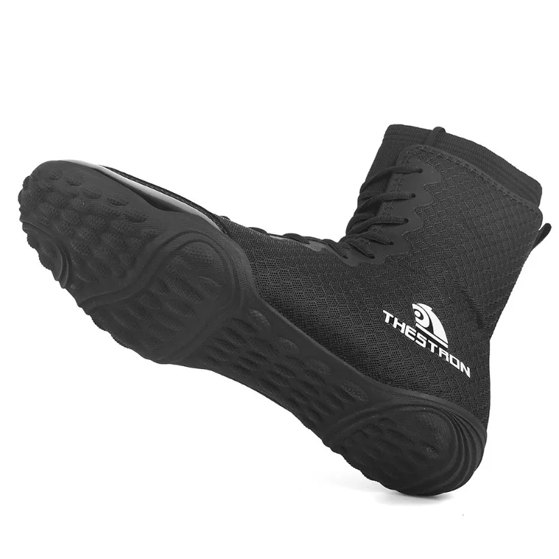 Men's Soft Comfortable Wear-resistant Sports Shoes Light and Non-slip Wrestling Shoes Men's Indoor Fitness Boxing