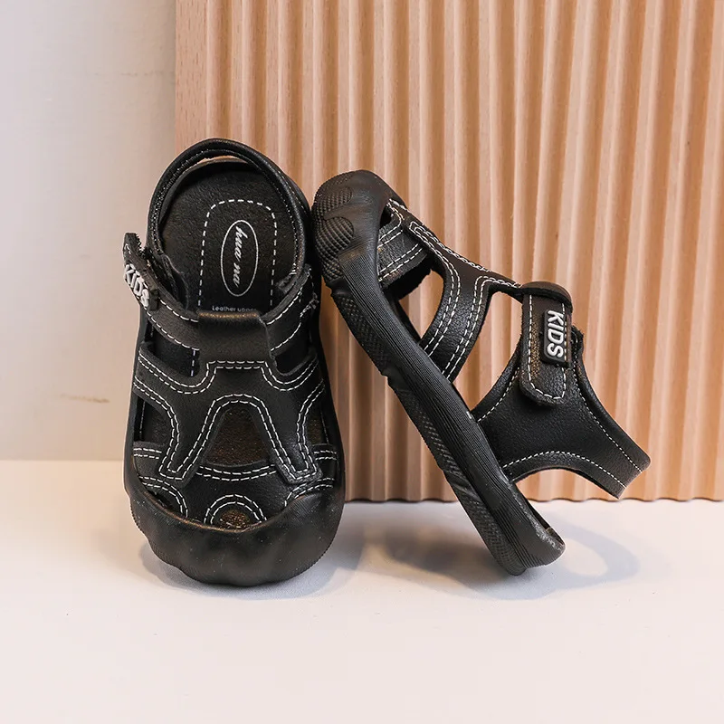 Baby Shoes Baby Breathable Walking Shoes Summer Soft Soled Boys' Sandals Kick Resistant Children's Casual Beach