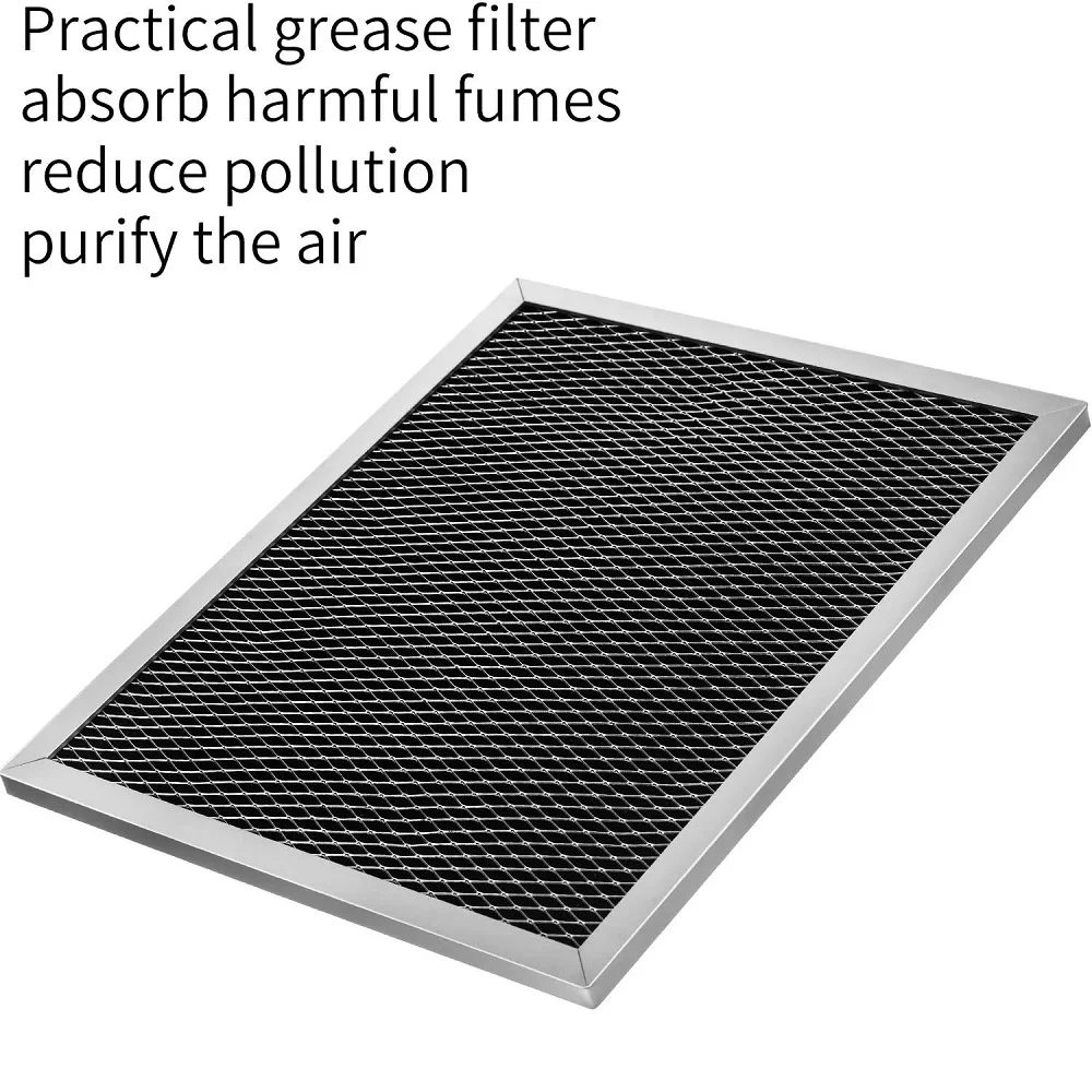 4 Pack Range Hood Filter 97007696 Aluminum Charcoal Combo Compatible with Whirlpool W10355450 Broan Nutone 6105C cooker hood filter range hood filter