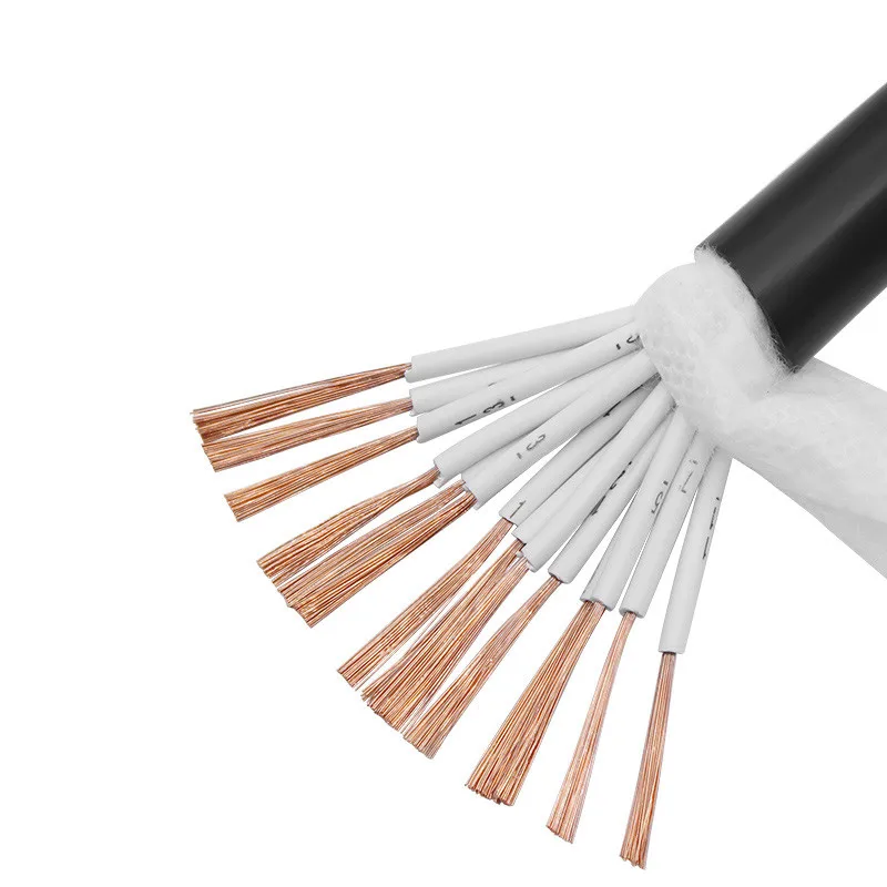 Fio Cabo de Alimentação de Monitoramento 14 16 20 24 30 40 50 Core 26 24 22 20 18 17 Awg de Cobre Puro Fio de Controle Cabo de Alimentação do Pvc