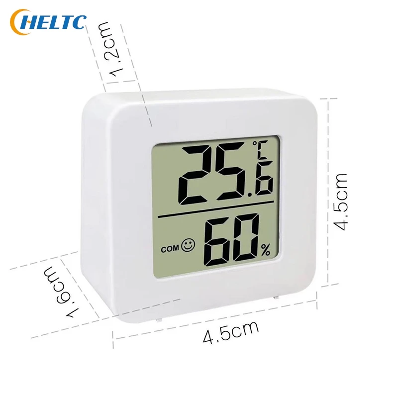 Household Precision Thermometer Mini Indoor Thermometer LCD Digital Temperature Hygrometer Gauge Sensor Humidity Meter 1PC