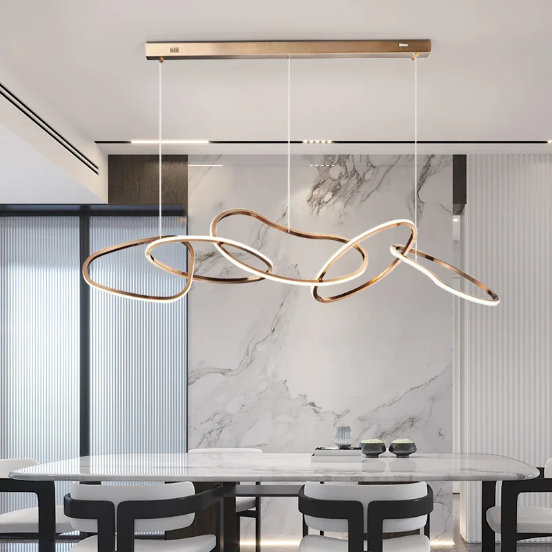 

Post-Modern Simple Designer Chandelier Lighting Dining Room Restaurant Bar Ceiling Chandeliers Personality Decor Pendant Lamps