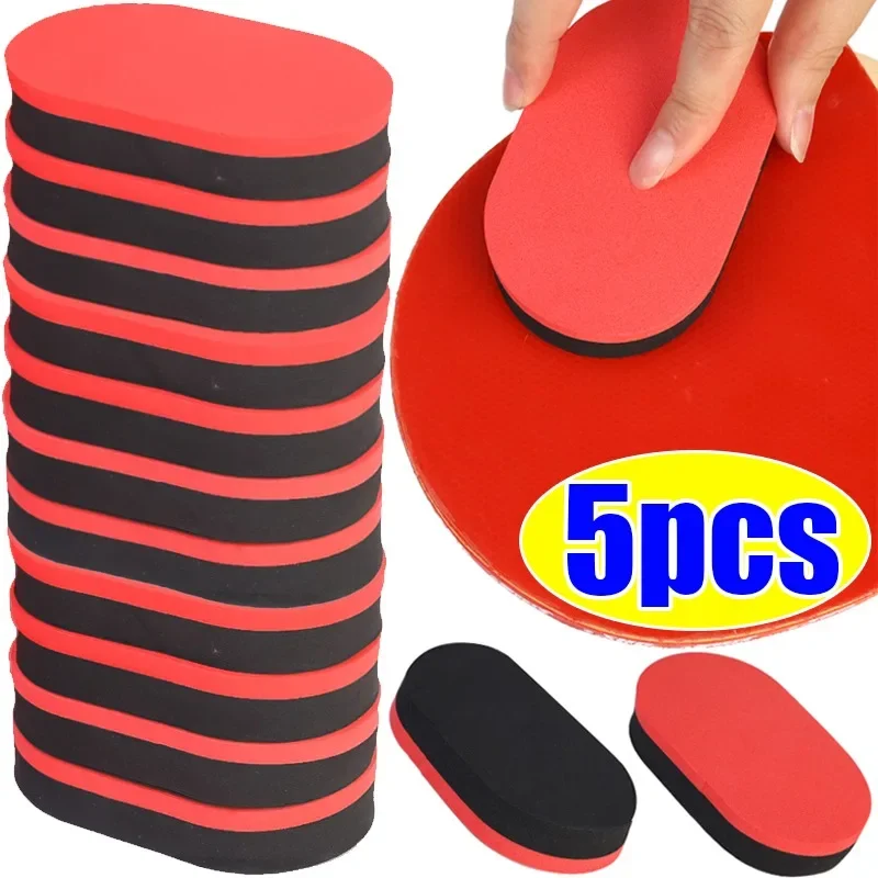 Pro Table Tennis Cleaning Brush Rubber Sponge Easy To Use Ping Pong Racket Rubber Cleaner Tennis Racket Care Accessories 5/1pcs