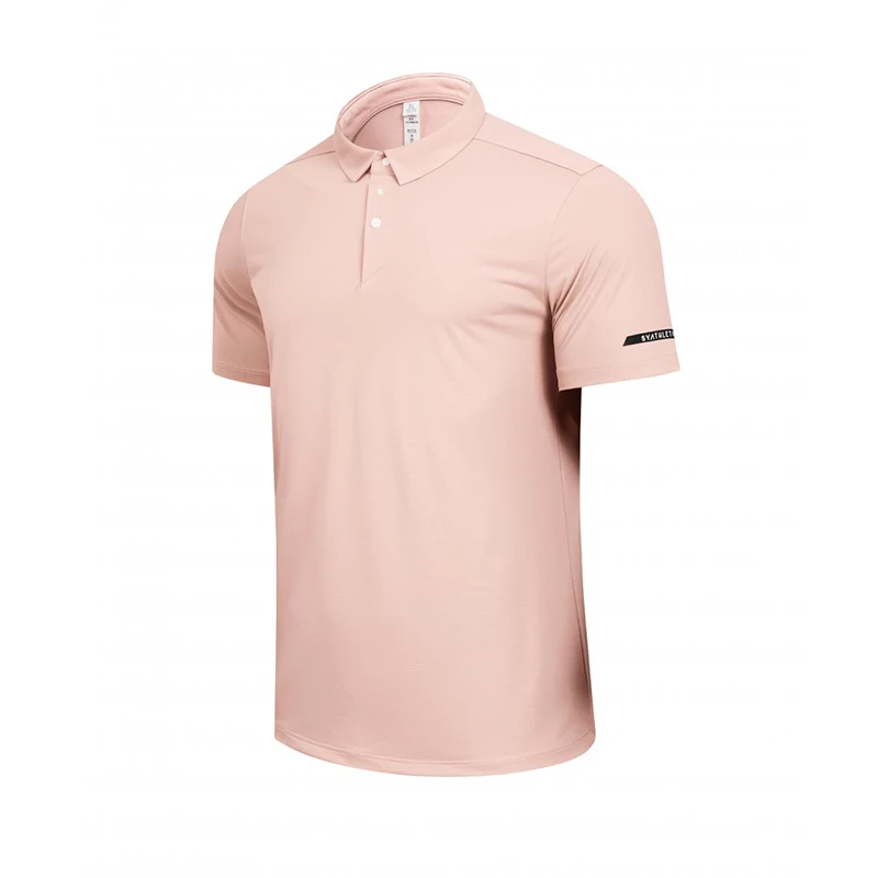 

Short sleeved T-shirt for men's business POLO shirt, quick drying flip collar T-shirt, breathable ice silk summer Paul shirt