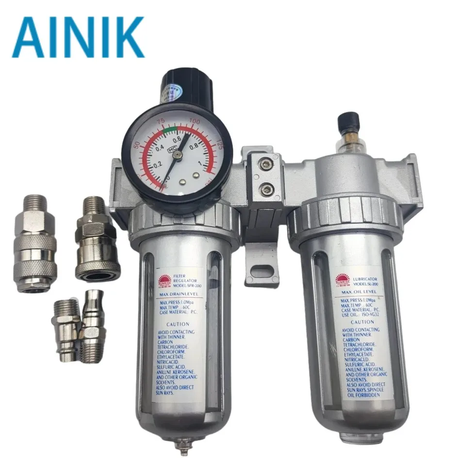 Air Filter Pneumatic Filter SFC-400 SFC-300 SFC-200 Air Compressor Air Filter Regulator Oil Water Separator Trap Filter Regulator Valve Automatic Drain