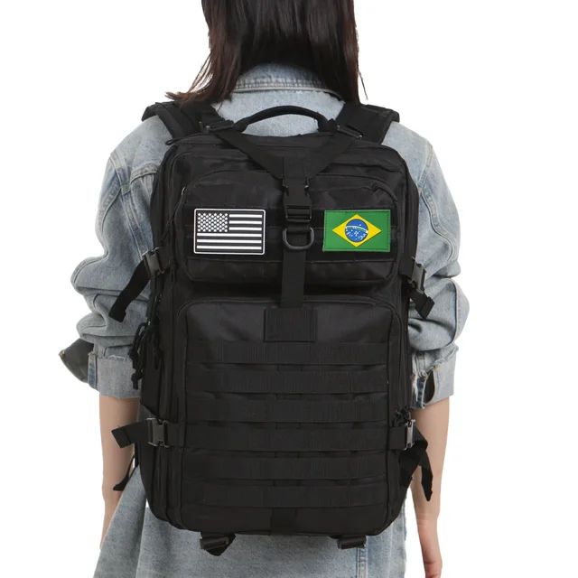 Sac à dos étanche en nylon pour l'extérieur, sac à dos pour le camping, la randonnée, le trekking, la pêche, la chasse, 25L ou 50L – Image 6