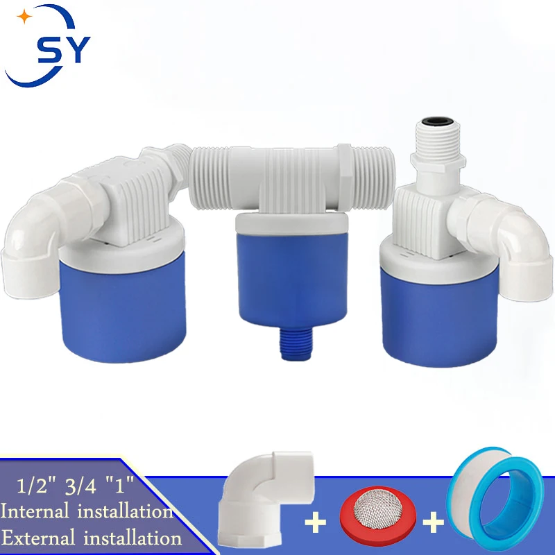 Polegada Water Tower Tank Pool Water Level Controller Válvula Automática Flutuabilidade Interruptor de Reabastecimento Válvula de Flutuação 1