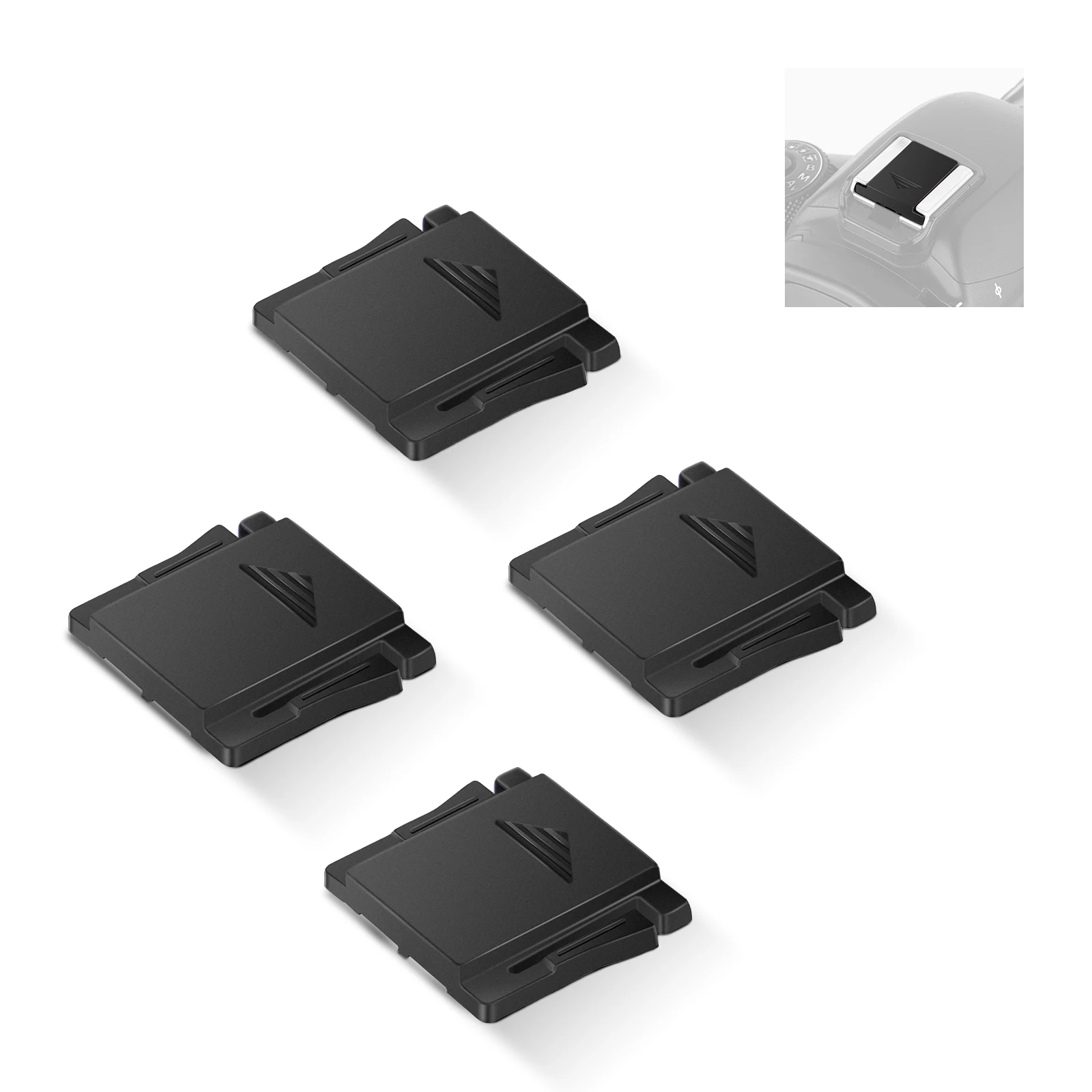 4 PCS Camera Hot Shoe Cover Cap Protector For Canon EOS R5 R6 RP R 7D Mark II 6D