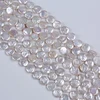 10-11mm Coin Shape Natural Freshwater Loose Wholesale Flat Bead Strand Pearl 5