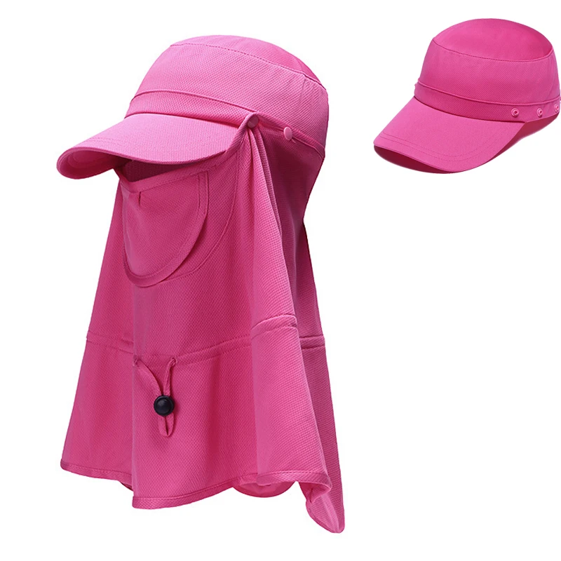 

Hat Women With Neck Flap Summer Upf50 Breathable Fisherman Camping Cap Outdoor Accessory