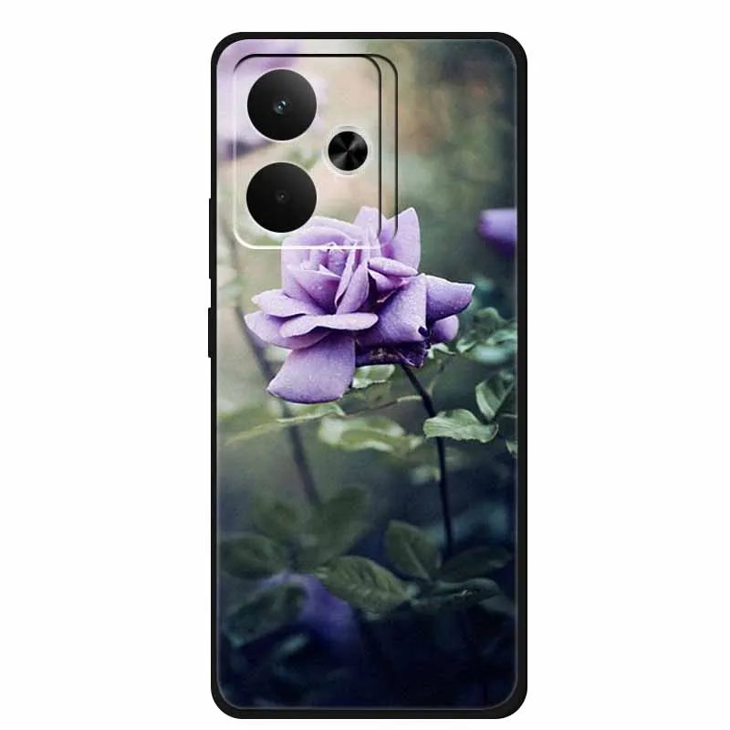 Sleek Black Silicone Soft Back Phone Case Cover