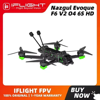 iFlight Nazgul Evoque F6D V2 O4 6S HD FPV Drone BNF F6D (Geometria CC) con modulo O4 Air Unit Pro / GPS per FPV Quadcopter