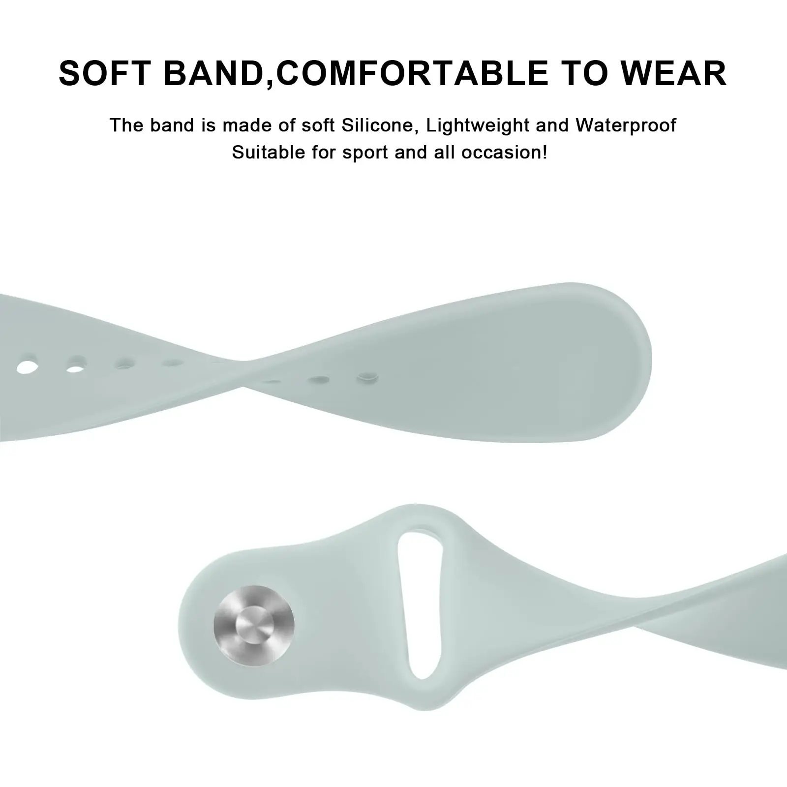 Silicone Sport Watchband Replacement Strap Accessory