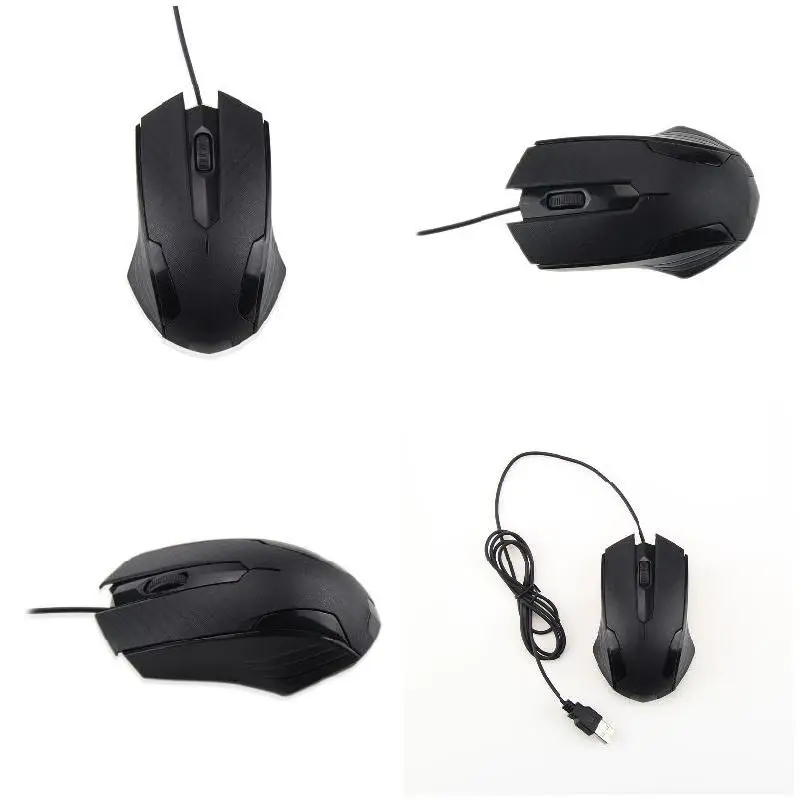 Gaming Mouse Durable Wired USB 3 Buttons Optical Wheel Antiskid For PC Laptop