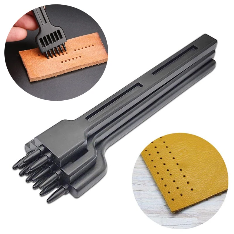 2/4/6/Hole Leather Punching Tool, Spacing 4/5/6/mm Leather Hole Punches