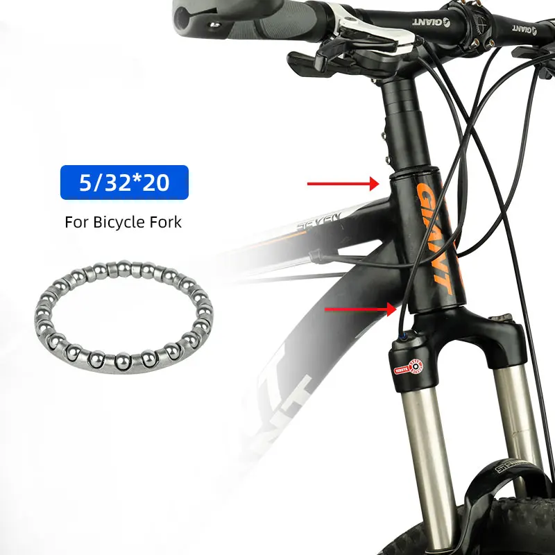 Bicycle ball bearing Bike headset bearings Bicycle wheel hub bearings 4PCS Bicycle Ball Bearing Retainer for Bottom Bracket Crank Headset Fork Hub 1/4 1/8 3/8 3/16 5/16 5/32-inch 5mm 6mm