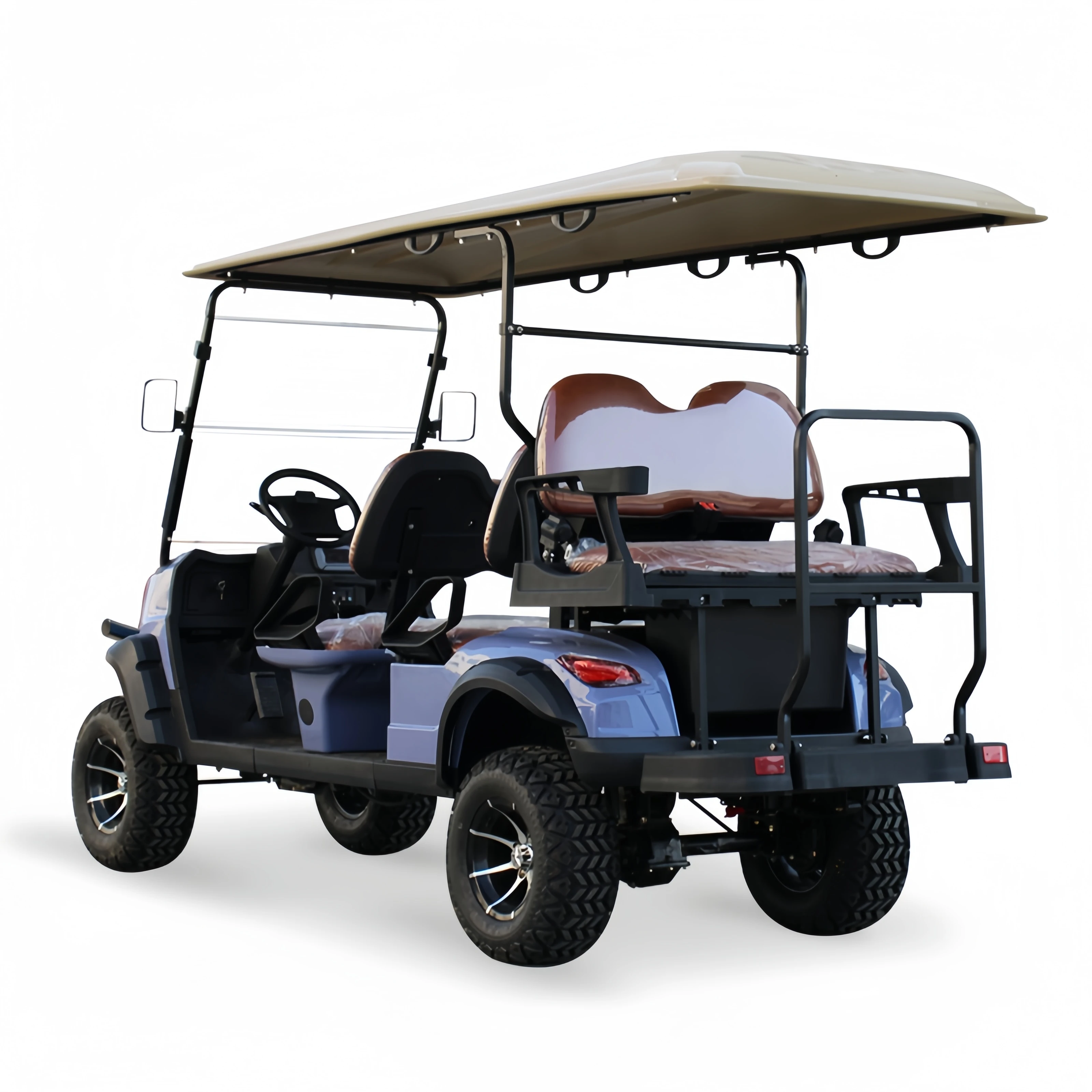 6 Seater Electric Golf Cart 4kw/ 5kw Solar Panels Golf Car