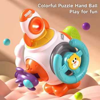 Infant Educational Learning Montessori Toy Busy Hand Grasping Ball Toy Puzzle Sensory Fine Motor Skills Development Toy For Kids 1