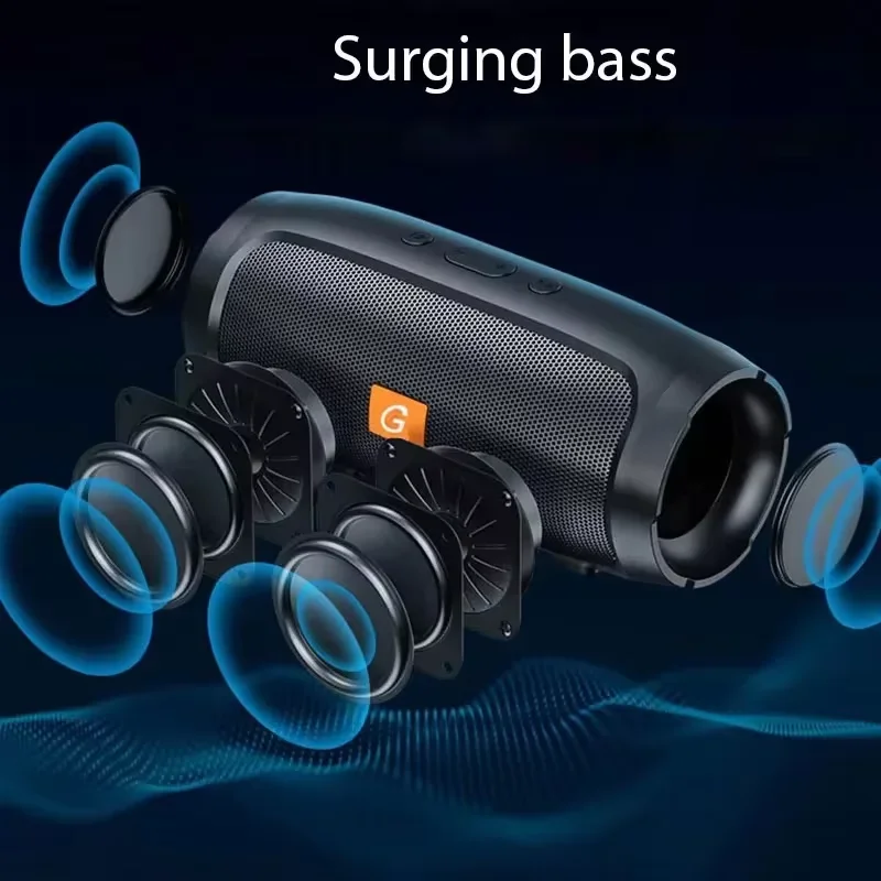 Dual Speaker BT Speaker Outdoor Portable Subwoofer