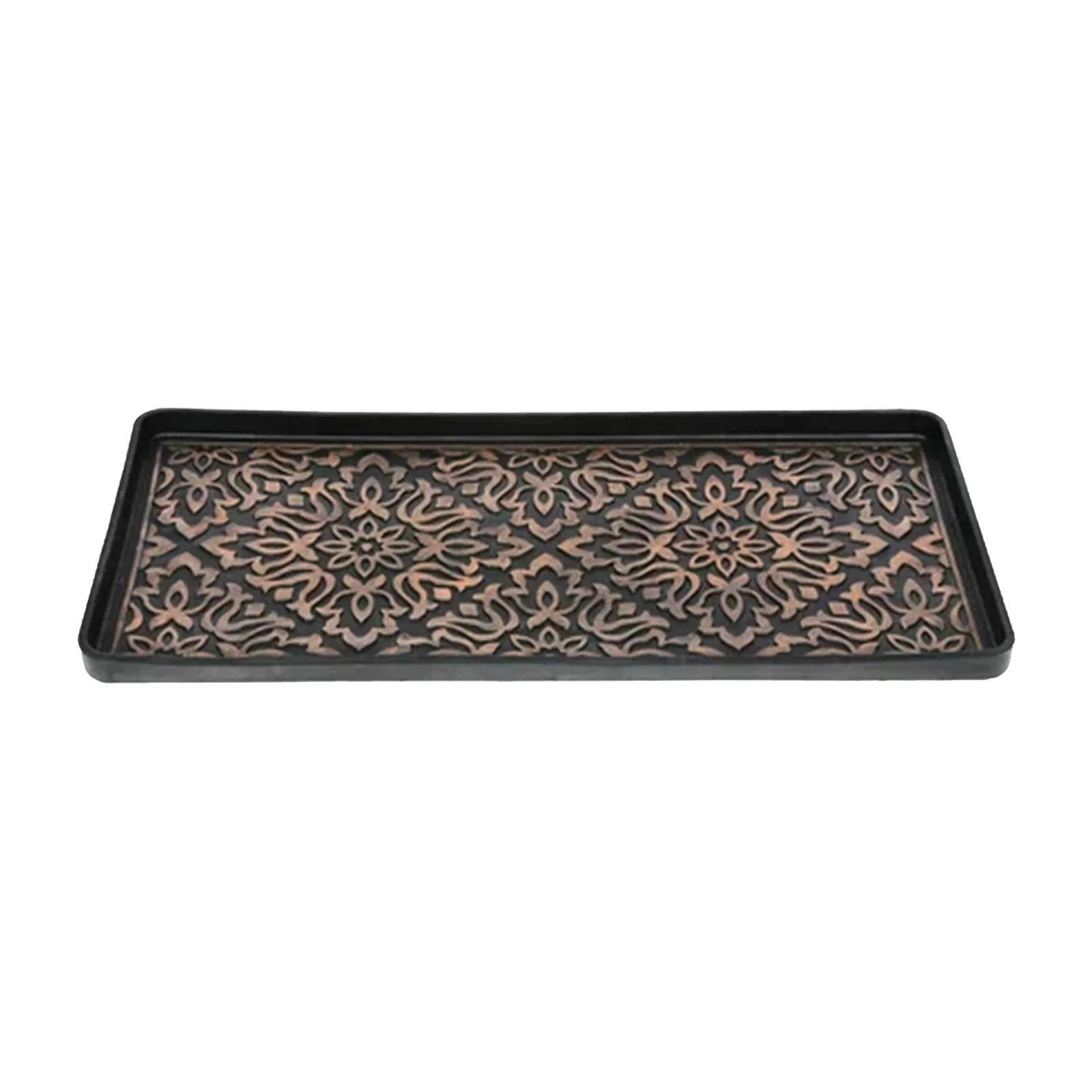 New Shoe Tray Dog Tray Kitchen Tray Applicable To The Entrance Indoor And Outdoor Snow Boot Pad Super Large Shoe Tray Black 5