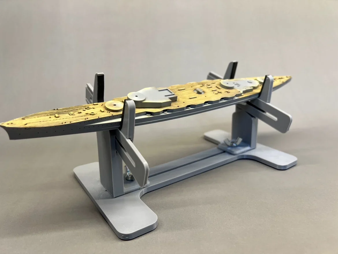 LEUNGS WORKSHOP Assembly Model Ship Stand Support for Scale Boat Model Coloring Display Holder DIY Bracket 3