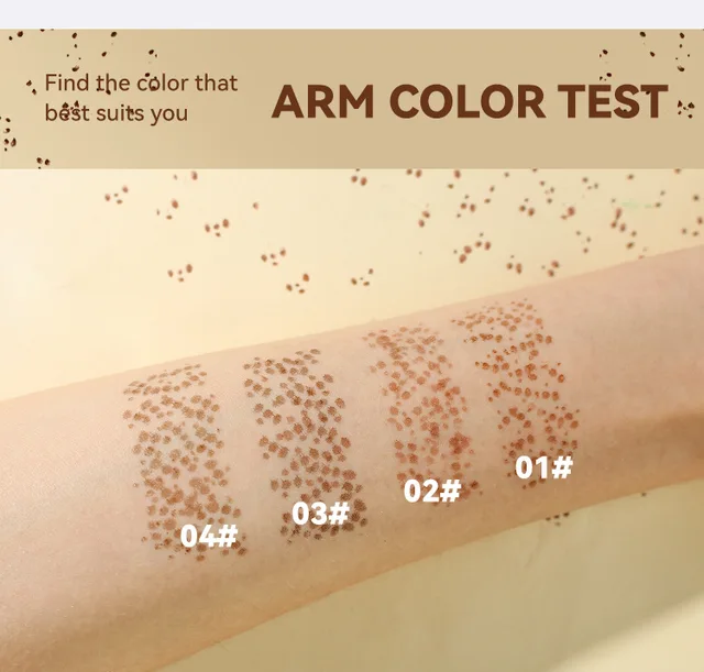 Freckle Pen Natural Lifelike Fake Freckles Pen Lasting Look Dot Spot Pen Makeup Waterproof Light/Dark Brown Freckles Stamp Pen