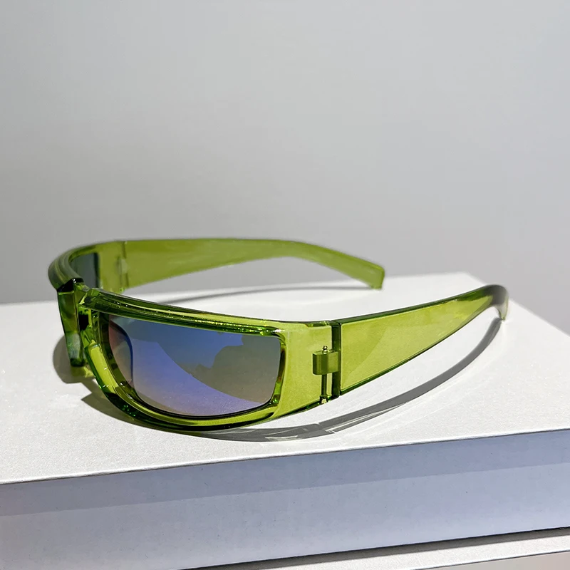 Ochelari de soare rectangulari uv400 designer oglindă damă_voghion.com