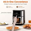 8.5QT with View Window Large Airfryer, 8-in-1 Digital Control, 400°F Temp Controls, Nonstick Dishwasher-Safe, Space-Saving 5