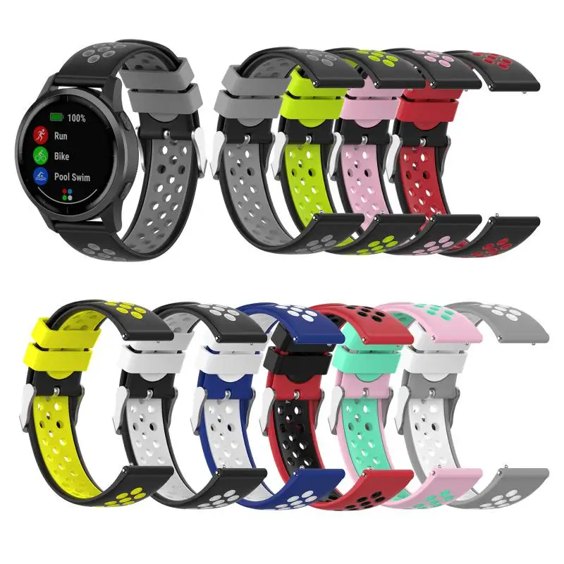 Cinturino Da Polso In Silicone Per Garmin Vivoactive4S 4 22Mm Smart Watch Band Per Vivoactive 4 4S Cinturino Di Ricambio Smart Accessories