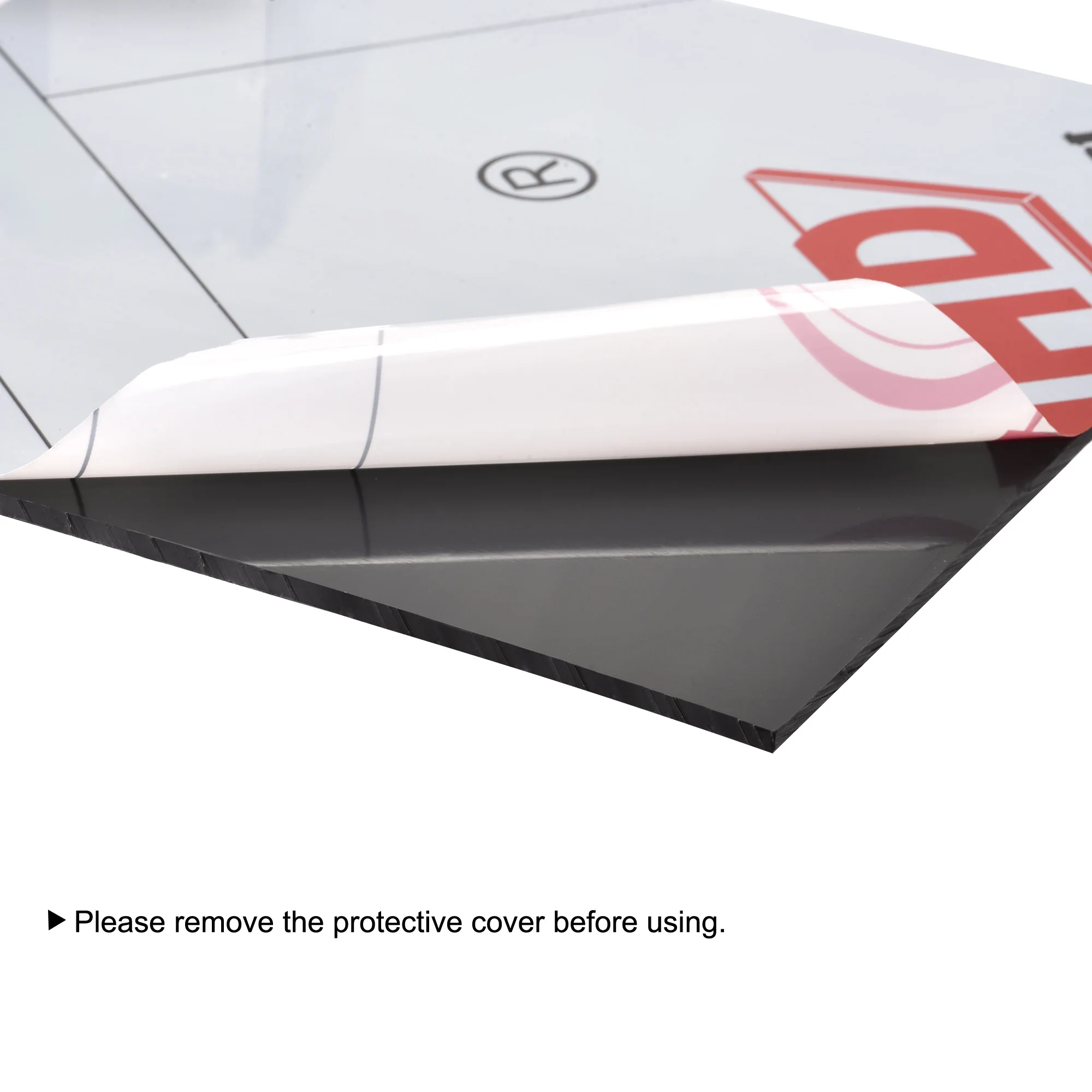 Uxcell UHMW 시트 초고 분자량 폴리에틸렌 시트 하드 플라스틱 시트 보드 6.1 ''x 12'' x 0.12 ''블랙
