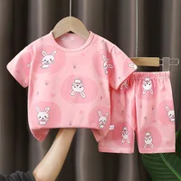 Ensemble d'été pour petites filles de 2 à 6 ans, short à manches courtes, T-shirt en coton imbibé, ensemble dessin animé girafe Nairobi orn 6