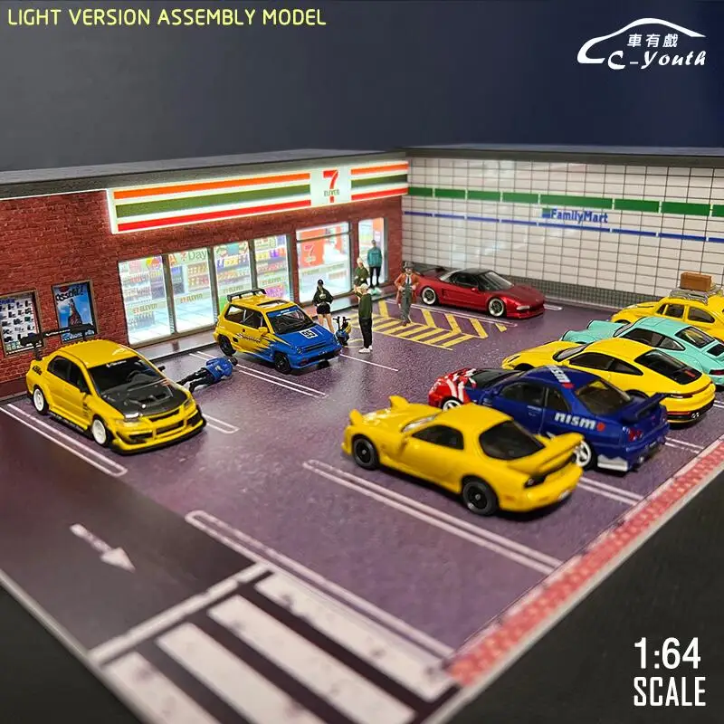 

C-Youth 1:64 Led Light Diorama 711 assembly model