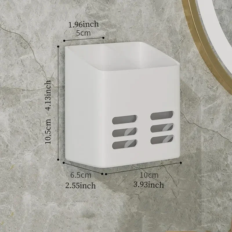 رف حمام مثبت على الحائط بدون مثقاب، منظم للمكياج والعناية بالبشرة، رف تخزين أدوات الزينة، ملحقات الحمام