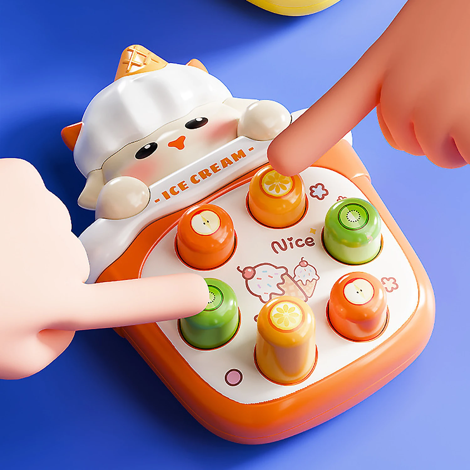 Happy Groundhog Children's Toy Double Interactive Toy Early Education Puzzle Toy Male and Female Gift Colors Randomized 5