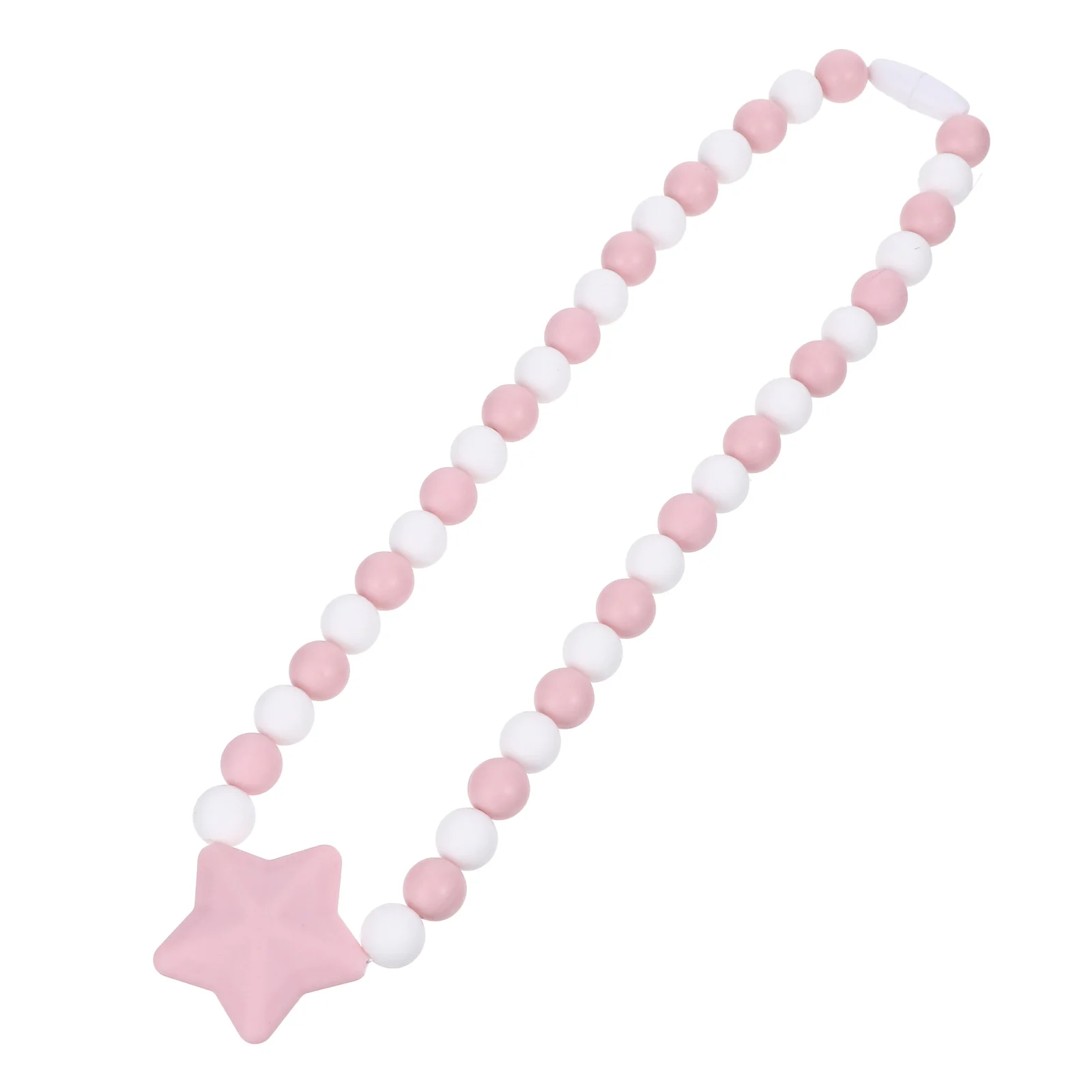

Silicone Necklace Necklaces Teething Tool Chain Chew Molar Teether Silica Gel Baby