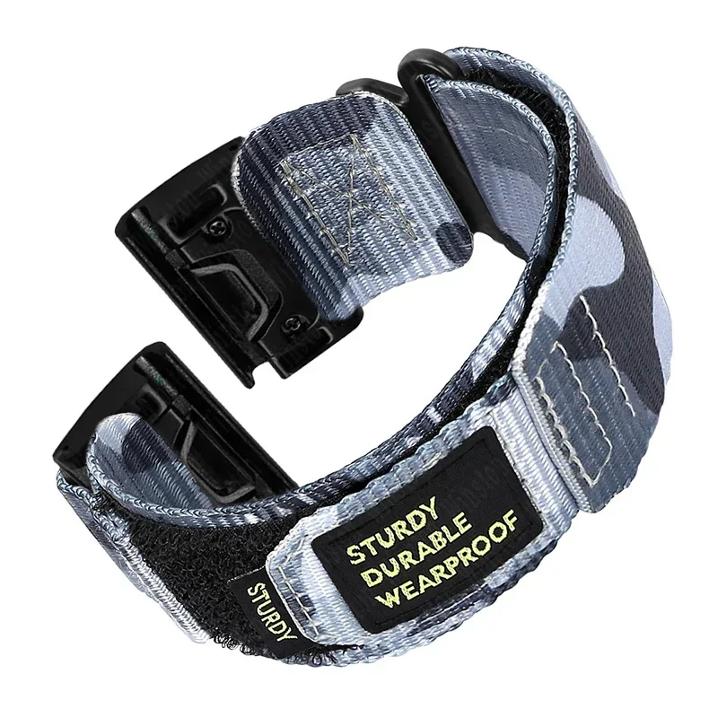 Quick Release Nylon Sport Band, 26mm/22mm Adjustable Strap