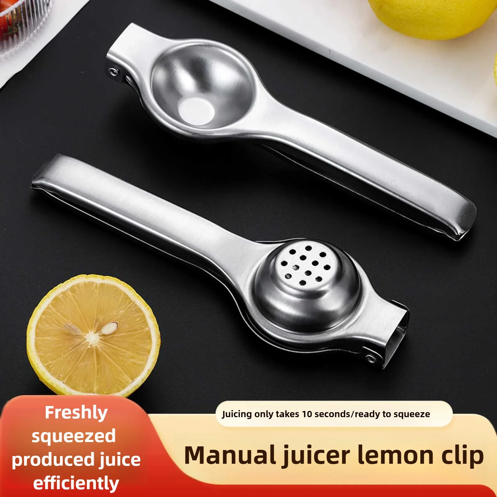 Stainless Steel fruit juicer Multi Function Portable Fruit Press Lemon Squeezer Orange Juice Press Manual Lemon Clip Fresh Juice Maker