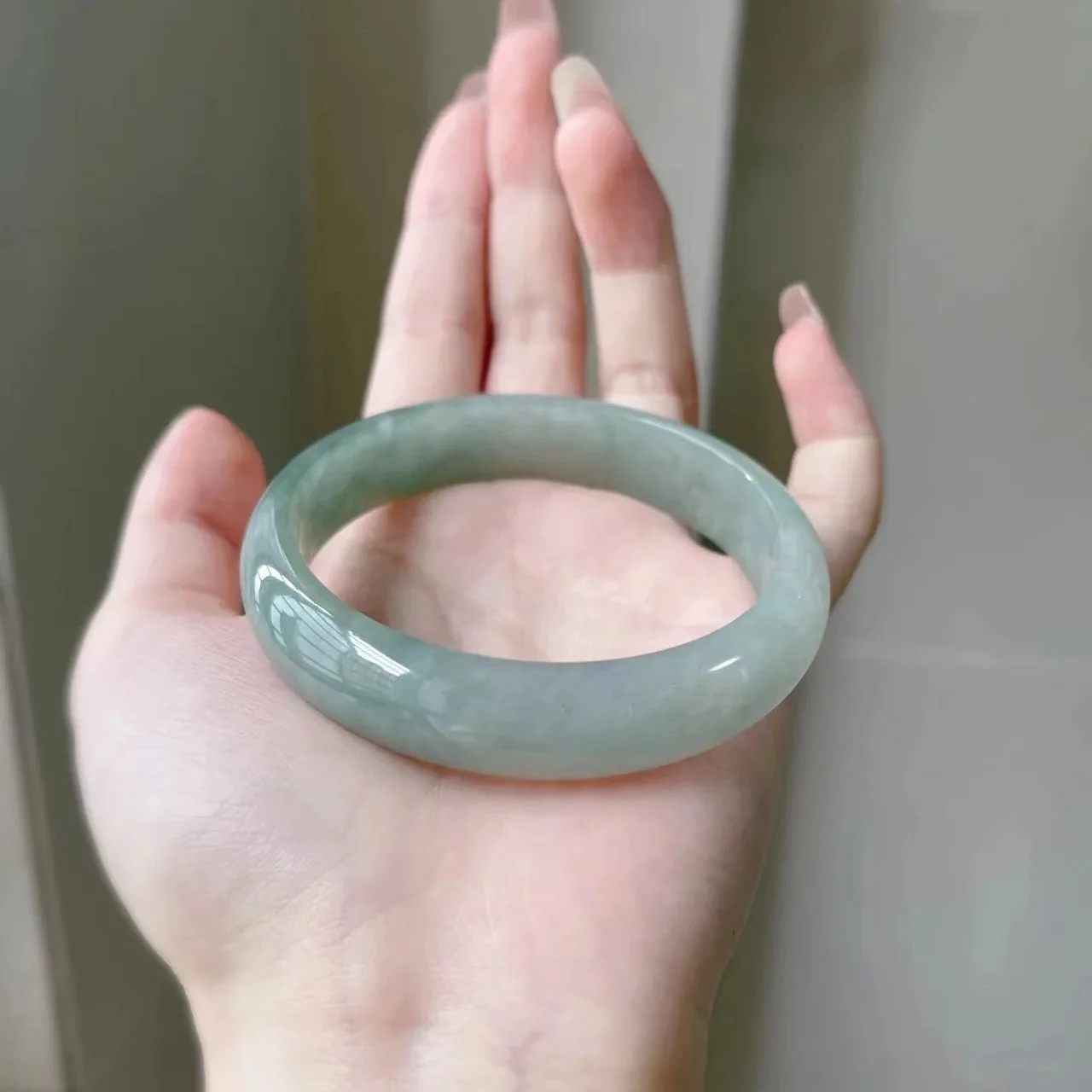 

Zheru Jewelry Natural Myanmar Jade 54mm-62mm bracelet exquisite princess bracelet send girlfriend send mom