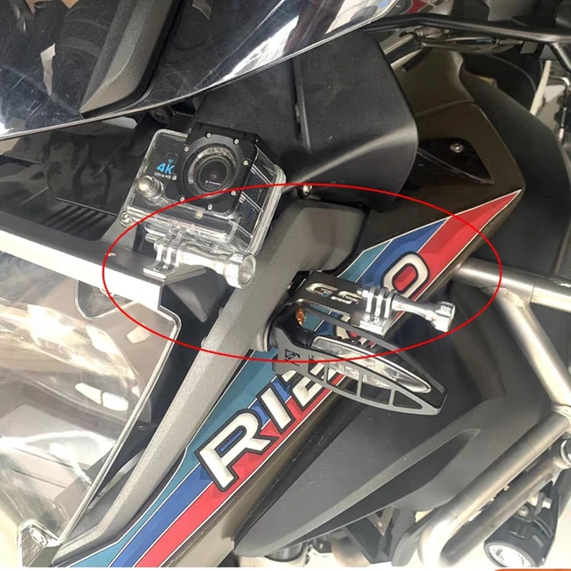 Soporte Gps Gopro Moto Soporte Para BMW R1200GS/R1250GS - Soporte Tacógrafo Izquierdo - Para GPS, Cámara GoPro - Ajustable Accesorio R1250gs Adventure