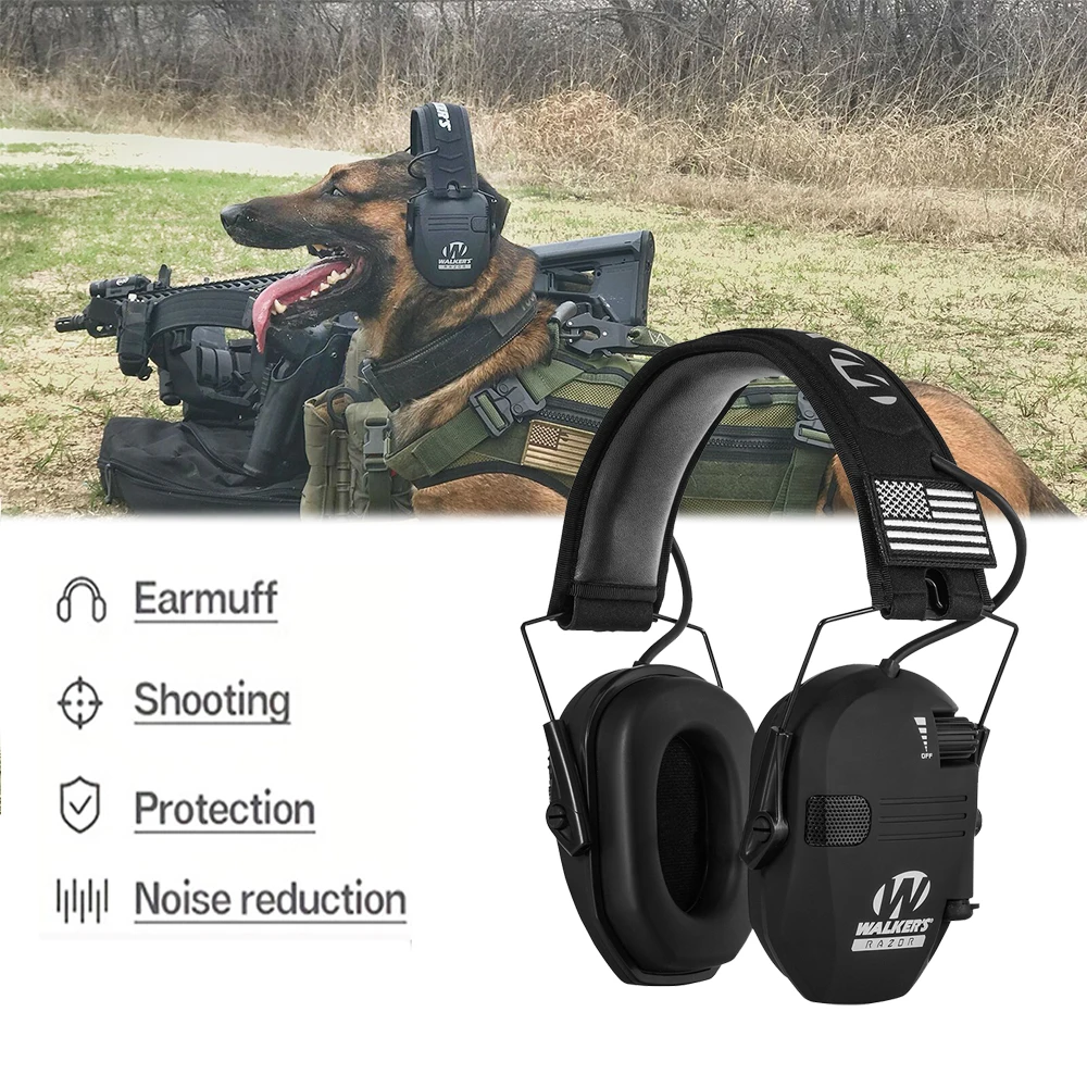 

Tactical Electronic Shooting Earmuff Outdoor Sports Anti-noise Headset Impact Sound Amplification Hearing
