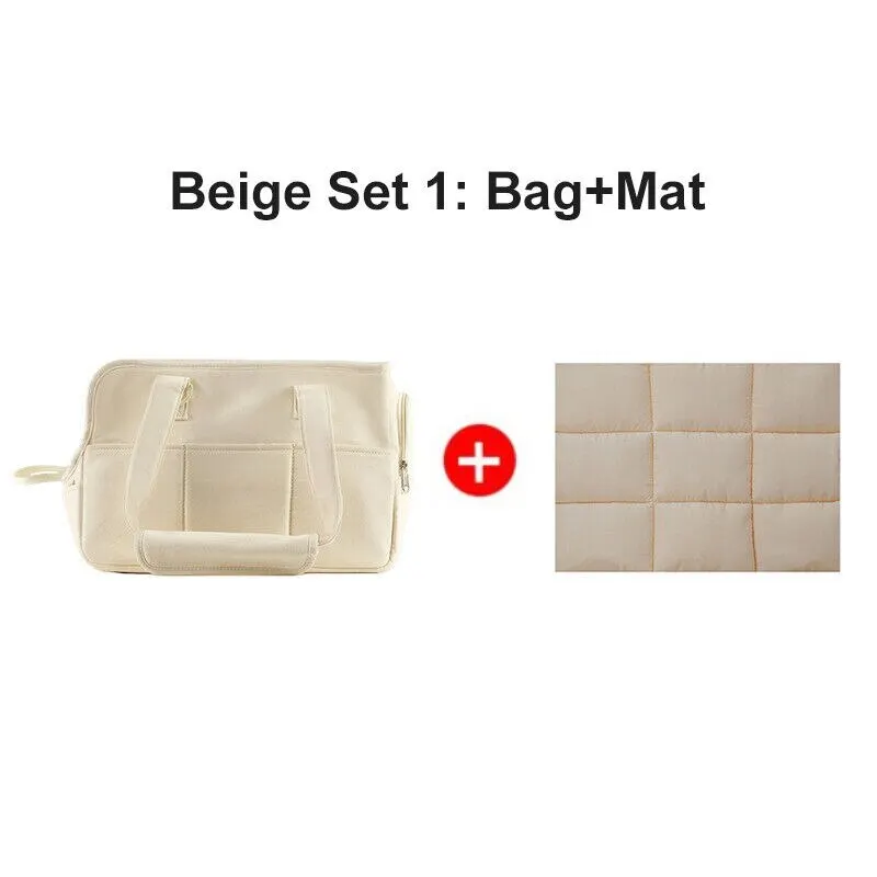 Beige Bag Mat