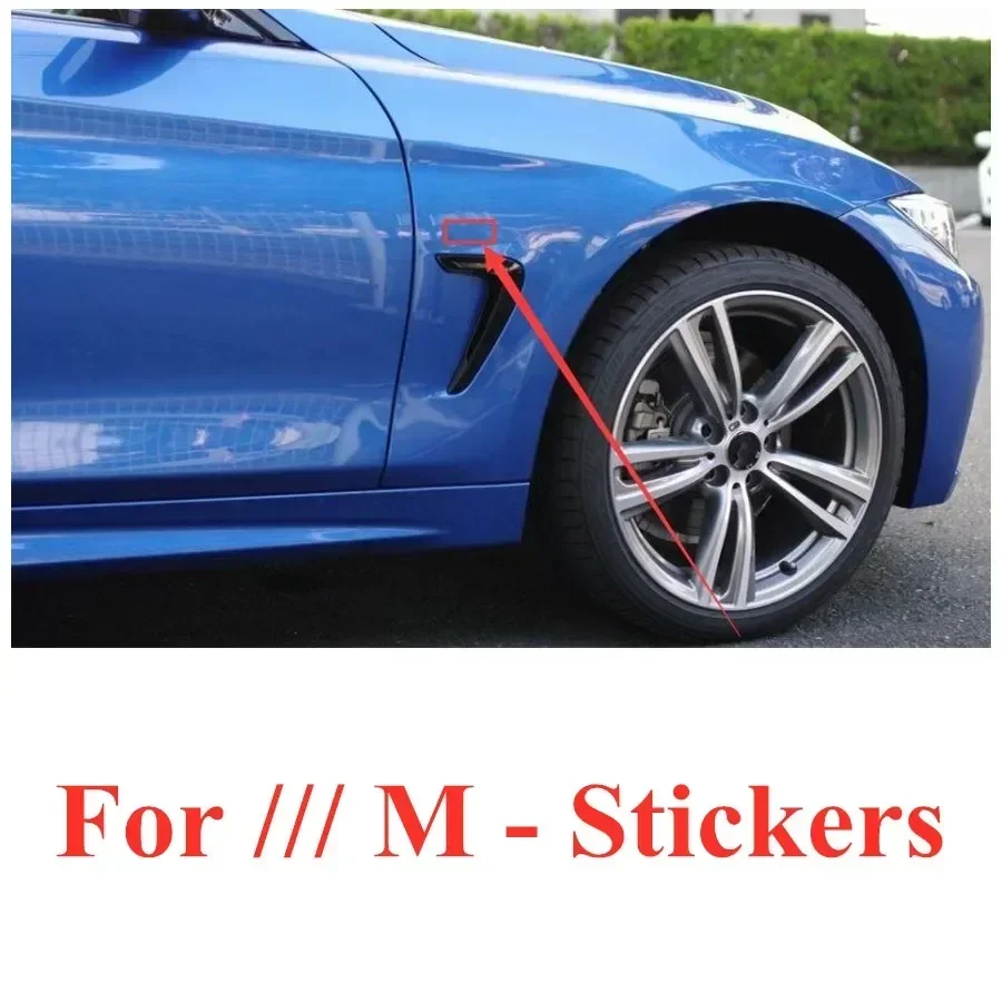 2 Pz X 3D Abs M Logo Sport Emblem Badge Side Wing Fender Car Sticker Per M3 M4 M5 E36 E39 E46 E60 E90 X1 X5 X3 X7 X6 F10 F20 G20