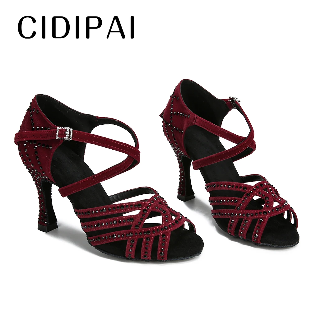 CIDIPAI New Latin Dance Shoes For Women Salsa Tango Ballroom Dancing Shoes Indoor Party Sandals Women High Heels For Dance 2